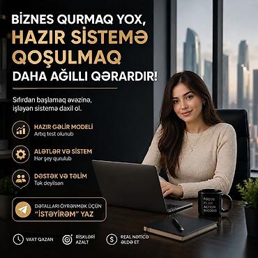 Готовый бизнес: Xidmət: Hazır biznes sisteminə qoşulma Təsvir: - Sıfırdan başlamaq — 1