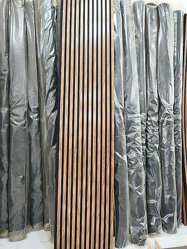 sultan darağı: Akkustik dekorativ lamel panel - Material: ağac teksturalı lamel — 1