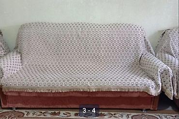 угловые диваны бу lalafo: Комплект мягкой мебели, Б/у, Самовывоз, цвет - Бежевый — 1