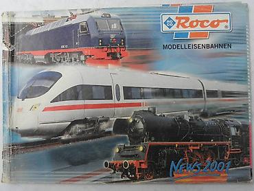 cunga katalog: Katalog Roco 2001. god. 72 strane, nemacki, A4 format — 1
