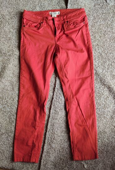 jeftine pantalone: M (EU 38), Normalan struk, Ravne nogavice