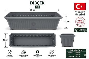 Bitkilər üçün dibçəklər: Dibcek – Türkiyə istehsalı keyfiyyətli gül əkən qab Bağ, balkon, həyət — 1