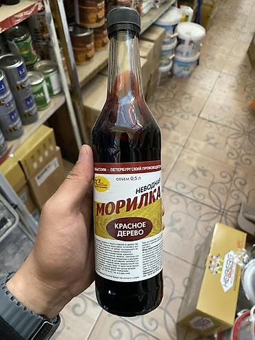 Морилка: Неводная морилка «Красное дерево», объем 0,5 л. - Назначение — 1