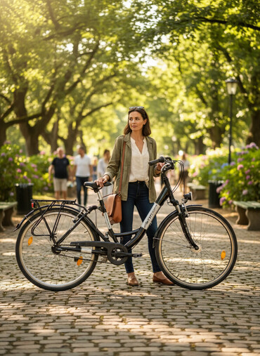 Городские велосипеды: Городской велосипед, Рама XXL (190 - 210 см), Б/у — 2
