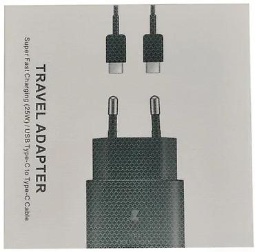 Kablovi za telefone: Putni adapter za brzo punjenje 25W + USB-C na USB-C kabl - Snaga — 3