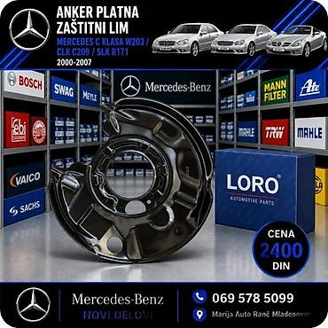 MERCEDES C KLASA W203 CLK SLK ANKER PLATNA ZASTITN LIM 00-07 | Anker