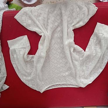 Kompleti: Paket odeće – 4 komada 1) Bela prozirna bluza - Lagana, providna — 1