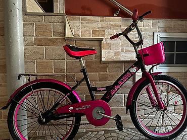 velosiped teker: Uşaq velosipedi – Lucky Kids Super, 1 sürət - Rəng: çəhrayı/qara - — 1