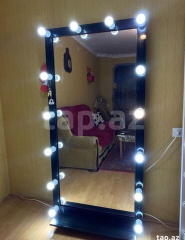 bi led lupa: Зеркало Напольное, Прямоугольник, Для макияжа, С подсветкой