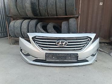 Передний бампер в сборе для Hyundai Sonata (LF, дорестайлинг). - Цвет