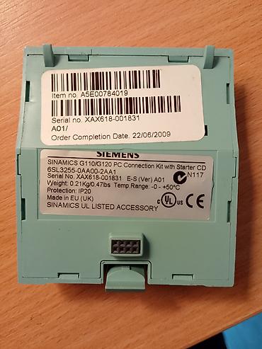 kosovka devojka goblen: Frekventni pretvarač Siemens SINAMICS G110 model 6SL3211-0AB17-5BA1 — 8