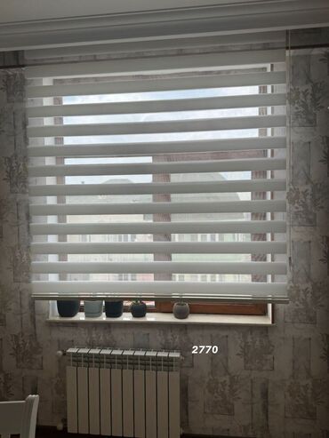 en ucuz perde: Jaluz, Zebra, Kredit yoxdur, Polyester, rəng - Ağ