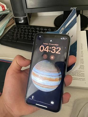 Мобильные телефоны и аксессуары: IPhone Xr, Б/у, 128 ГБ, Голубой, Зарядное устройство, 73 % — 2