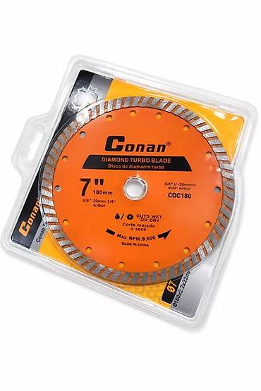 Alətlər: Kəsici disk Conan turbo 180 Xüsusiyyətlər Brend: Conan Tip: Kəsmə — 1
