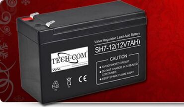 аккумуляторы для ибп 3 2 а ч: Аккумуляторная батарея для ИБП TECH_COM SH7-12 (12V7AH) размер 15 см