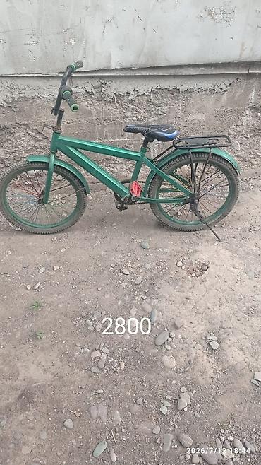 Велосипеды 1) Зеленый детский/подростковый - Колеса около 20" - Рама at lalafo.kg Велосипеды 1) Зеленый детский/подростковый - Колеса около 20" - Рама