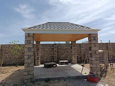 rusiya seyf qapılar: Metalkirəmit dam örtüyü və besedka (çarşı) quraşdırılması xidməti — 4