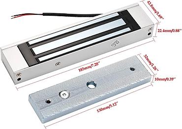 Vrata: Elektromagnetna brava za vrata – komplet sa pločom i nosačima 180KG — 4
