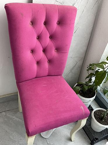 Kreslolar: İşlənmiş, Kreslo-oturacaq, Vеlur parça, Kredit yoxdur, Çatdırılma yoxdur — 1