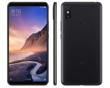 shvejnye mashinki 3: Xiaomi, Mi Max 3, Б/у, 64 ГБ, цвет - Черный, 2 SIM