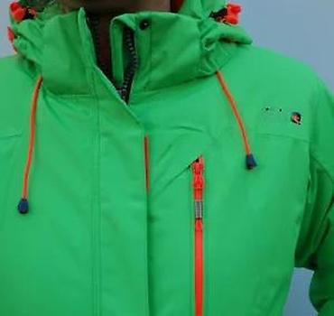 Ski jakne: Zimska/ski jakna – neon zelena sa narandžastim detaljima - Dizajn — 12