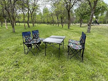 study table: Складной походный комплект для пикника: стол + 4 кресла - Состав — 2