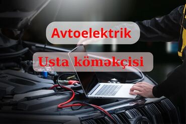 Avtobiznes, servis xidmətləri: Salam. Avtoelektrik Usta köməkçisi. (Uçennik) Avtomobil diaqnostika və