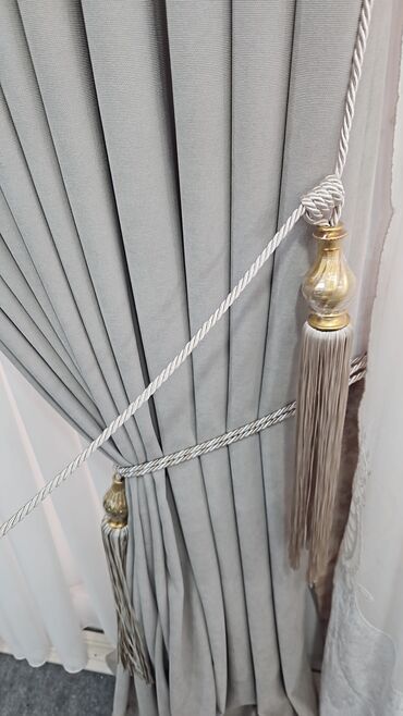 Pərdə və tüllər: Pərdə aksesuarları, tavan bağlama qotazlar, rəng seçimi var — 13