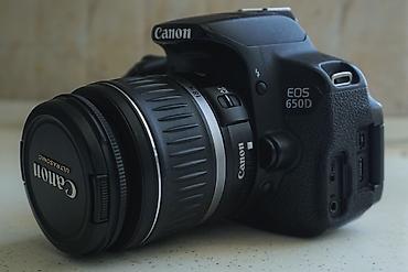 canon 650d: Canon EOS 650D Xüsusiyyətlər: - Sensor: APS-C (18 MP) - ISO — 1