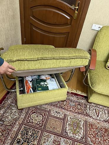ищу диван бу: Комплект мягкой мебели, Б/у, Самовывоз, Платная доставка, цвет - Зеленый — 5