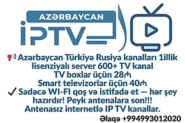 iptv turkiye: Azərbaycan, Türkiyə və Rusiya kanallarını təklif edən 1 illik — 1