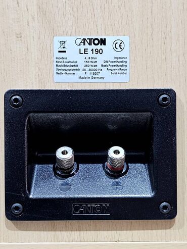 Zvučnici i stereo sistemi: Canton LE 190 Odličan model vrhunskog zvuka i konstrukcije. TOP — 9