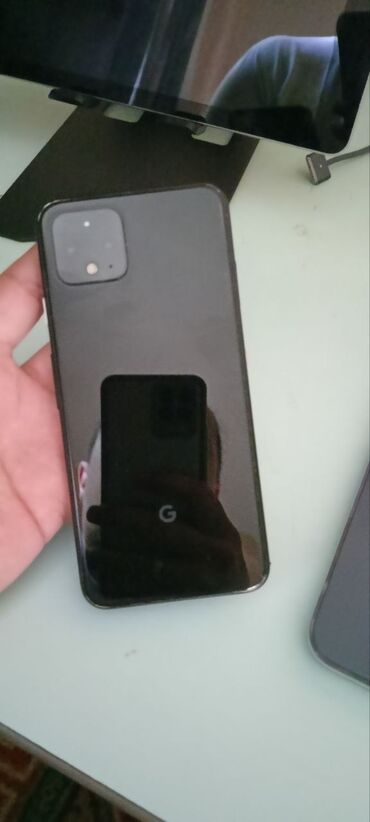 гугл: Google Pixel 4, Колдонулган, 64 ГБ, түсү - Кара, eSIM