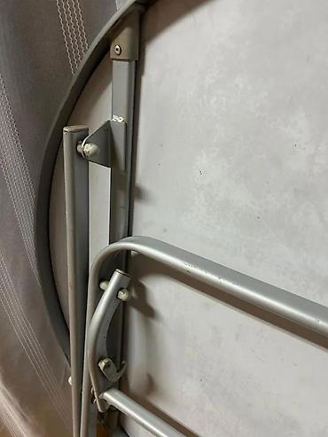 Stolovi: Okrugli sklopivi sto – metalna konstrukcija - Prečnik ploče — 5
