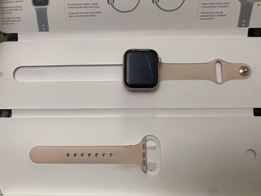 золотые женские часы: Apple Watch Series 5 40mm Gold Pink Акб 84 работают хорошо не глючат