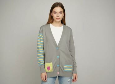 allegro sukienki zimowe damskie: Femi Stories, Women`s knitwear, size XL (EU 42)