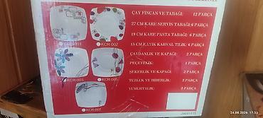 nahar yeməyi: Nahar dəsti, Farfor, 6 nəfərlik, Türkiyə — 4
