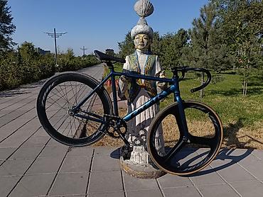 single speed: Трековый велосипед (фикс/синглспид) с аэродинамической сборкой — 1