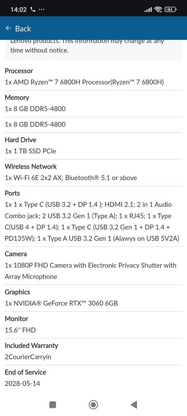 Lenovo: AMD Ryzen 7, 16 GB OZU, 15.6 " — 15