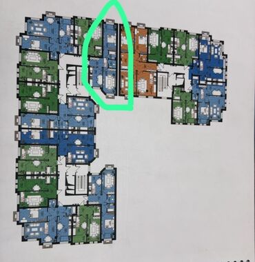 квартиры 3 комнатные: Строится, Элитка, 2 комнаты, 58 м²