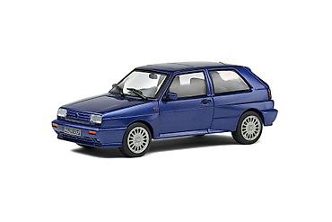 hobby boje: 🔵 Volkswagen Golf Rallye – Blue Pearl – 1989 – 1:43 Solido Solido — 1