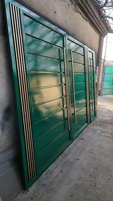 Распашные ворота: Металлические ворота и калитки под заказ - Изготовление распашных и — 62