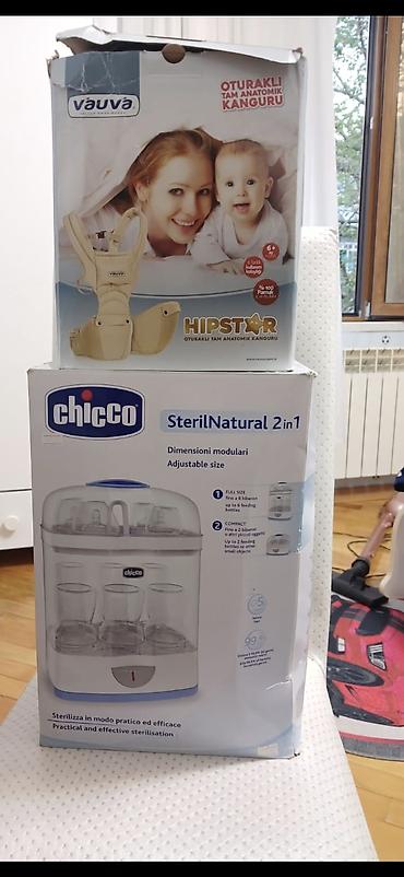 Uşaqlar üçün digər mallar: Chicco SterilNatural 2in1 buxarlı sterilizator + Vauva Hipstar — 1