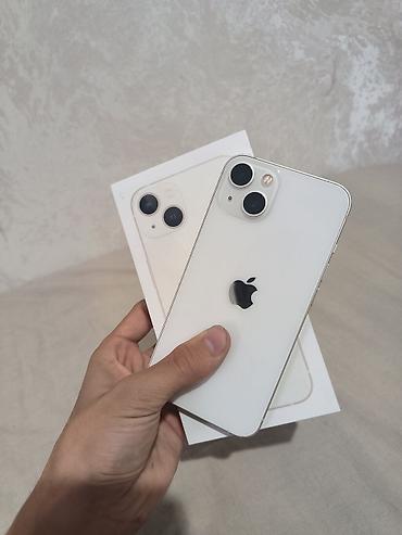 Apple iPhone: IPhone 13, Б/у, 128 ГБ, Белый, Коробка, 84 % — 3