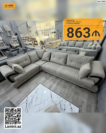 Divanlar: Künc divan – La Mini - Model: Künc divan - Ölçülər: 300 × 200 sm - — 1
