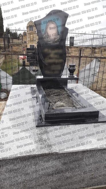 Başqa xidmətlər: Mezar - qebir daşları : Hər növ məzar,qəbir,heykel daşlarının — 3