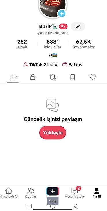 ev təmizlik xidməti: Xidmət: TikTok profilinin reklamı və kontent əməkdaşlığı Təsvir: - — 1