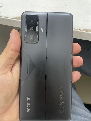 телефон рассрочка ош: Poco F4 GT, Б/у, 128 ГБ, цвет - Черный, 2 SIM