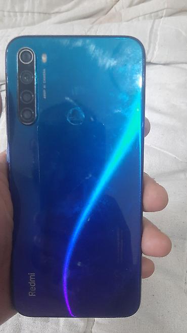 hile mobile: Redmi Note 8 (2021), 128 GB, rəng - Göy, Barmaq izi — 2
