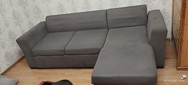 Divanlar: Künc divanı – modul tipli, açılıb-yığılma funksiyalı - Rəng: tünd boz — 4